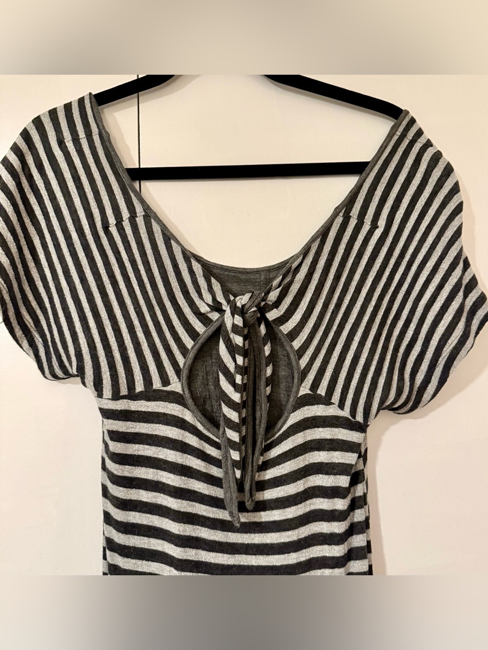 Y2K Vintage Splendid Shimmer Cutout Tunic Dress